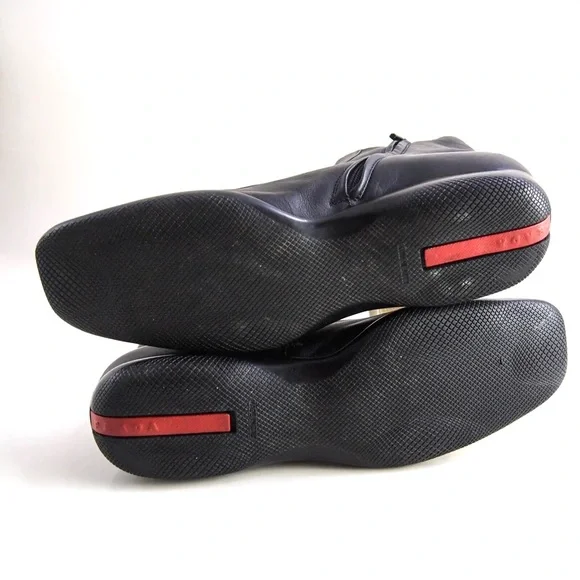 Prada Black Ankle Boots - Picture 6 of 8